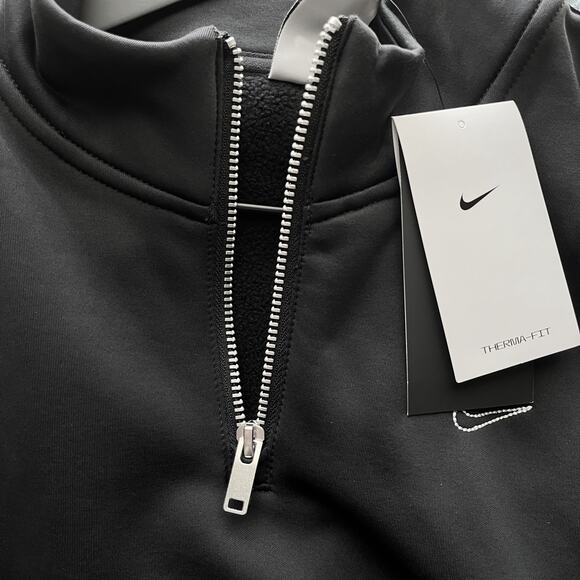 Nike Oversized Therma Fit Pullover 1/2 Zip Long Sleeve Training Jacket Top Large - Picture 7 of 11